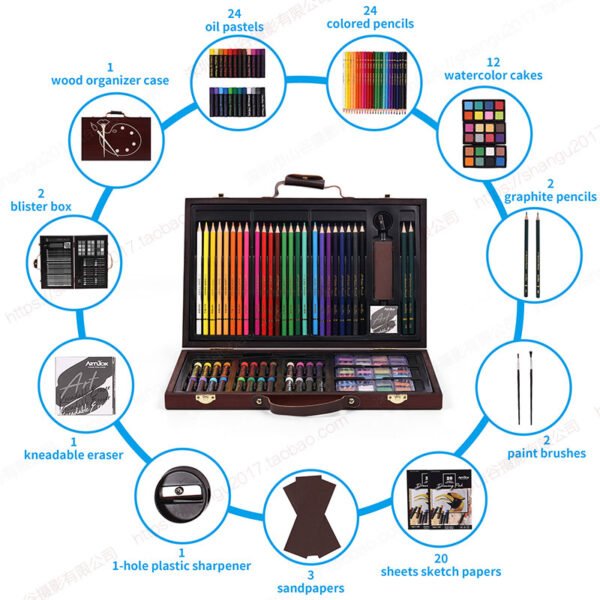 Deluxe Art Set - 86 Pieces - Image 3