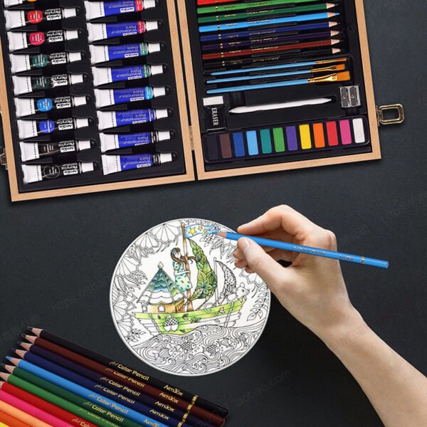 Deluxe Art Set - 60 Pieces - Image 7
