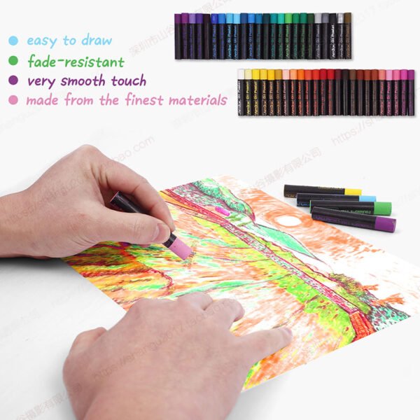 Deluxe Art Set in beechwood box - 134 Piece - Image 5