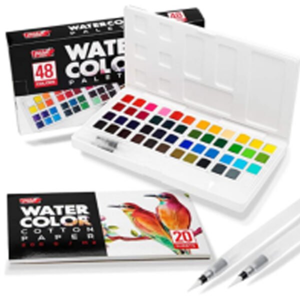 Watercolor Set – 36 Assorted Colors (Metallic Box) - Image 8